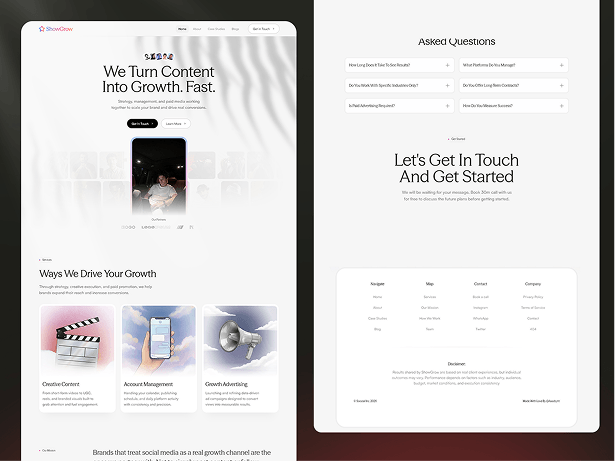 SocialGrow template screenshot 3